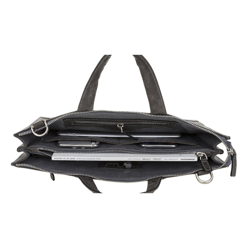 Bouletta Canzo Leather Briefcase