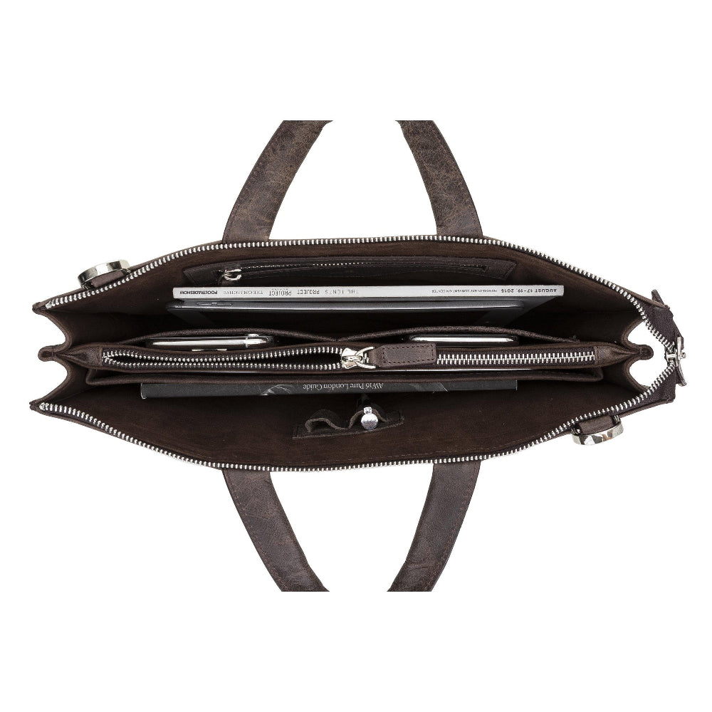 Bouletta Canzo Leather Briefcase