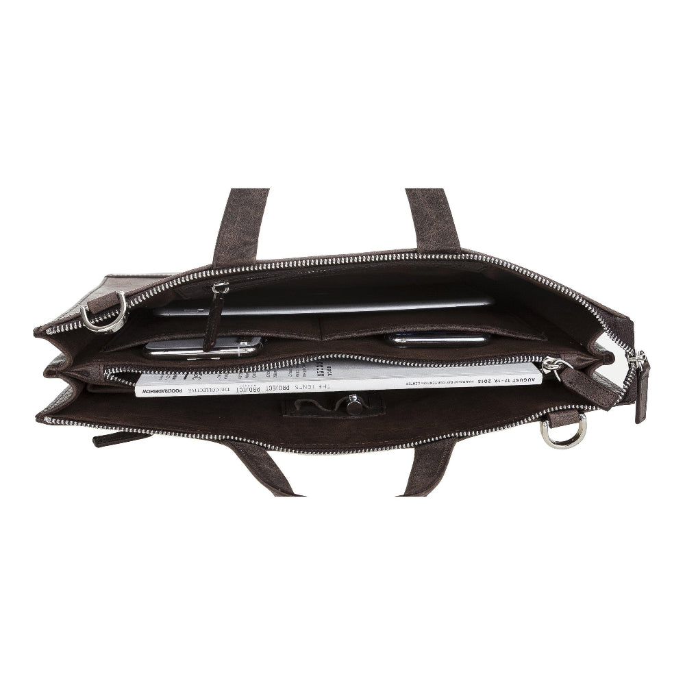 Bouletta Canzo Leather Briefcase