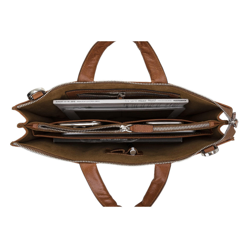 Bouletta Canzo Leather Briefcase