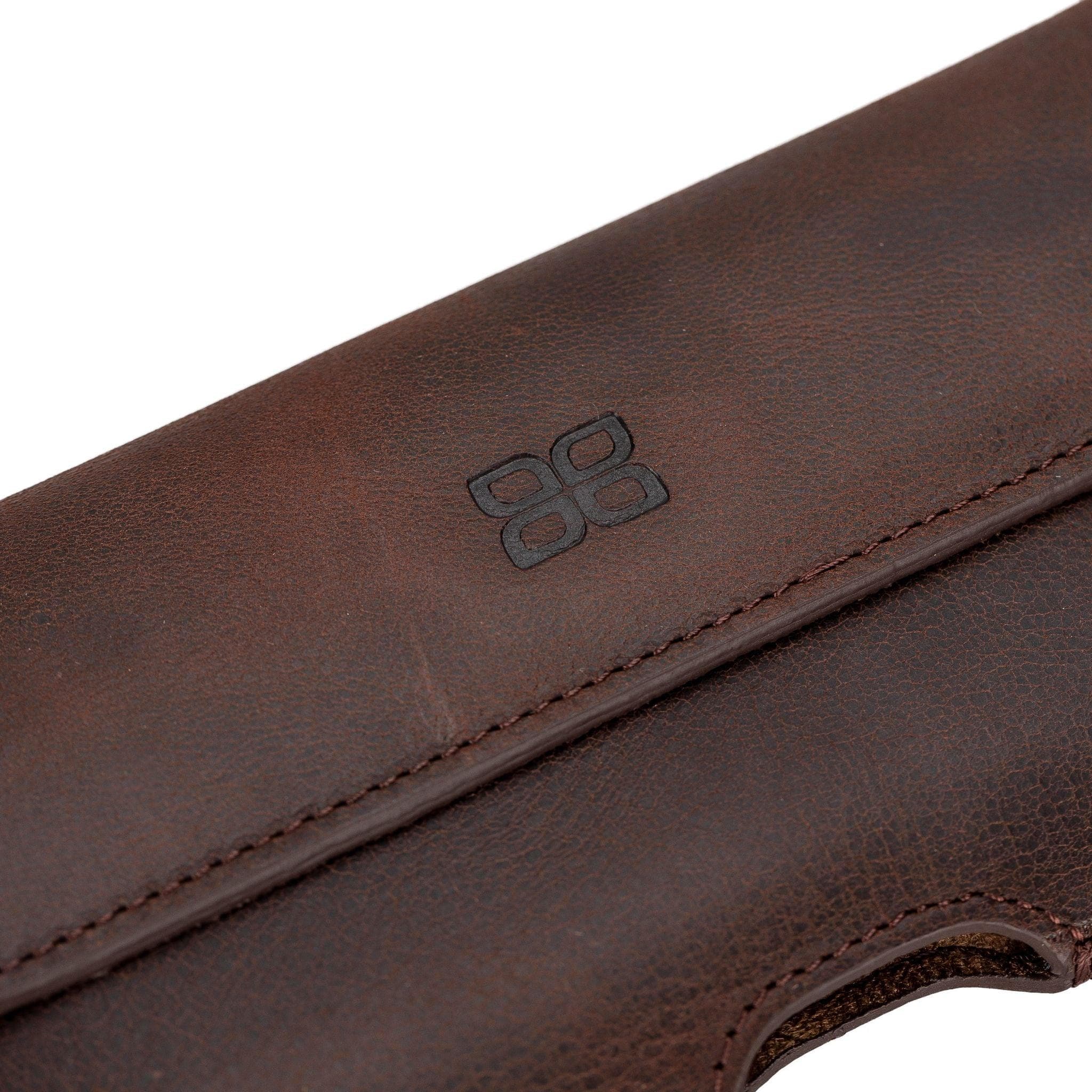 Bayelon Aslant Belt Phone Leather Case - Handcrafted Genuine Leather