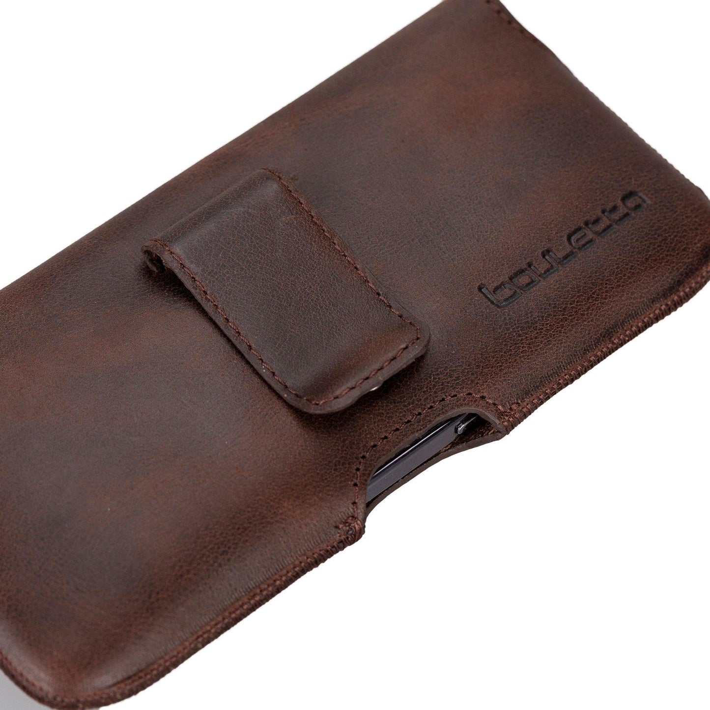 Bayelon Aslant Belt Phone Leather Case - Handcrafted Genuine Leather
