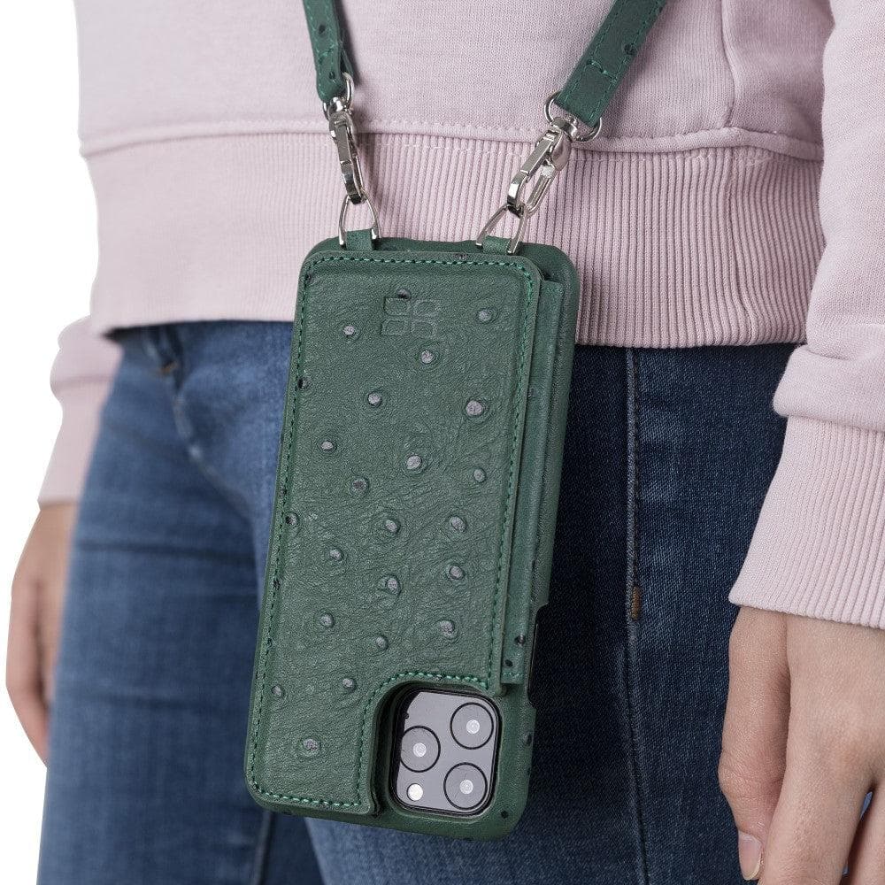 Bouletta Saff iPhone 11 Leather Case with Crossbody Strap - Bouletta