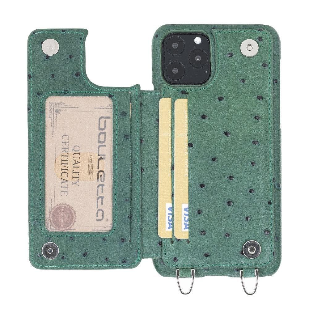 Bouletta Saff iPhone 11 Leather Case with Crossbody Strap - Bouletta