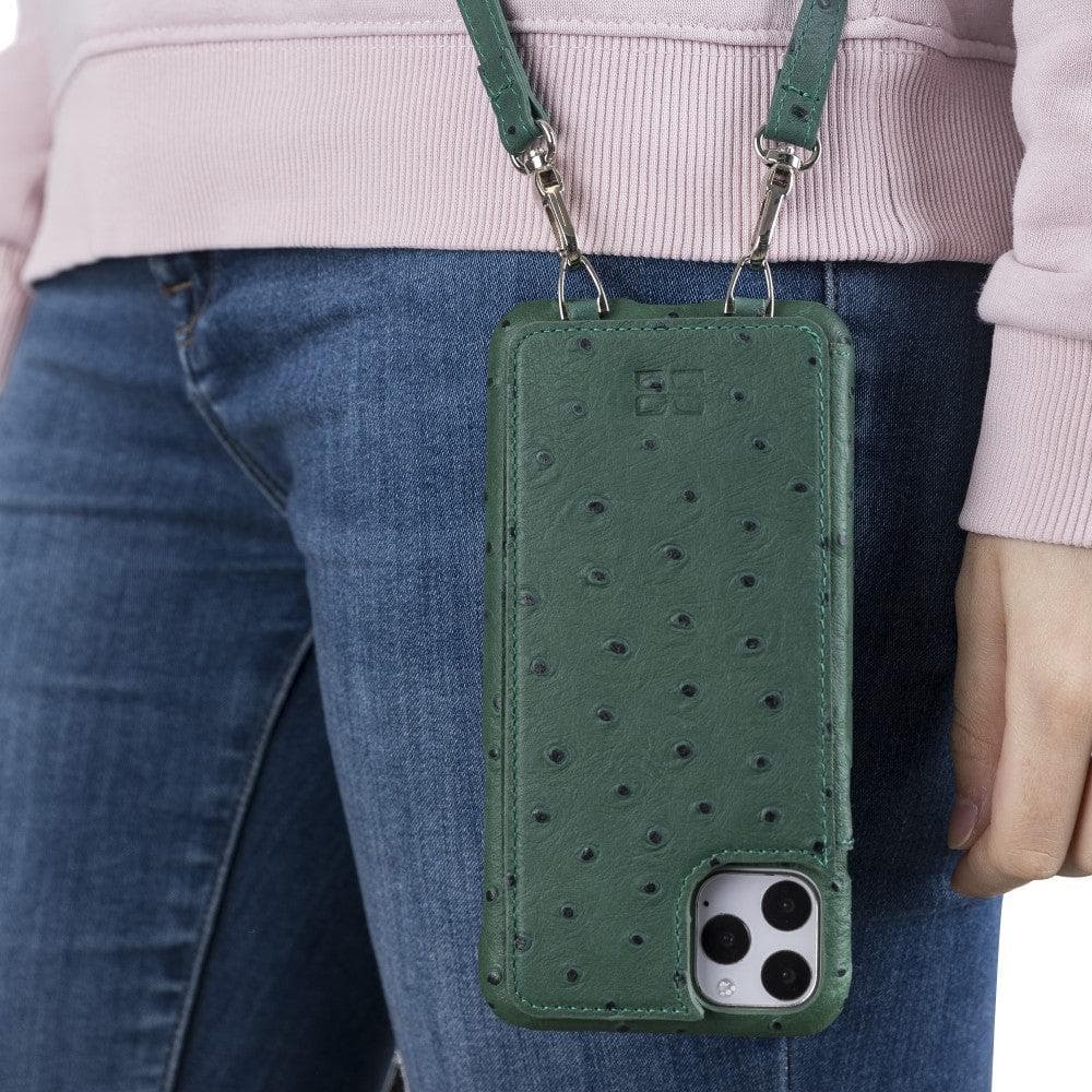 Bouletta Saff iPhone 11 Leather Case with Crossbody Strap - Bouletta