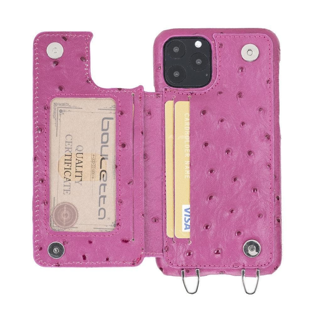 Bouletta Saff iPhone 11 Leather Case with Crossbody Strap - Bouletta