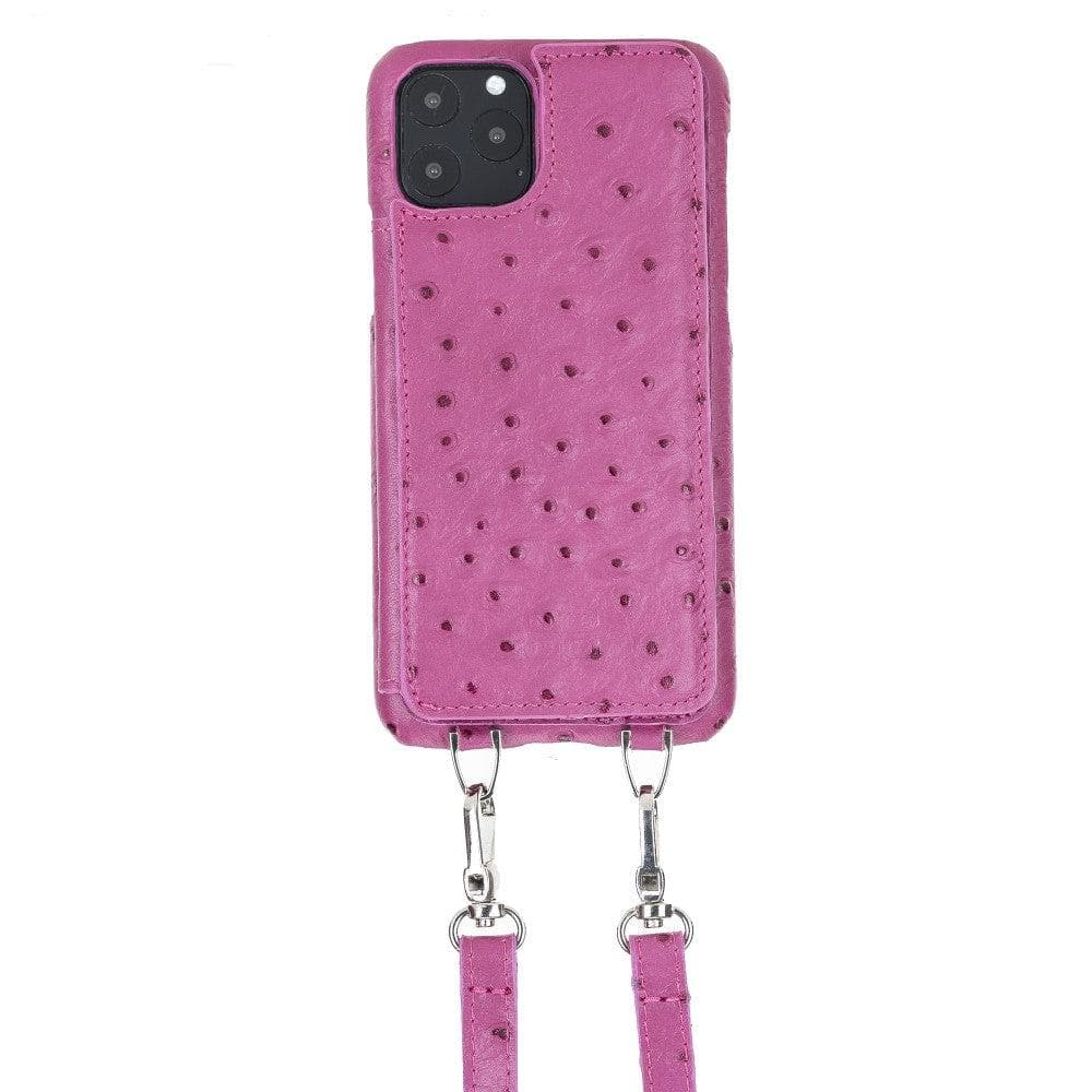 Bouletta Saff iPhone 11 Leather Case with Crossbody Strap - Bouletta