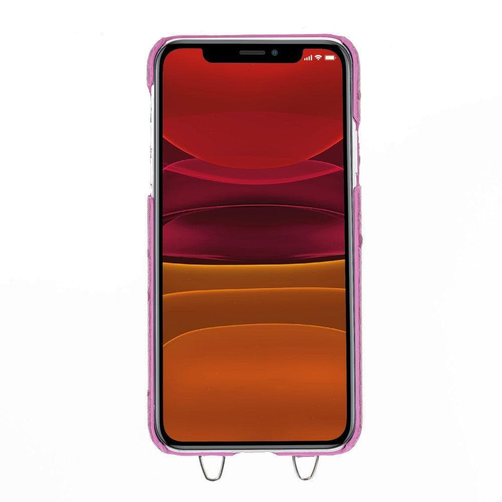 Bouletta Saff iPhone 11 Leather Case with Crossbody Strap - Bouletta
