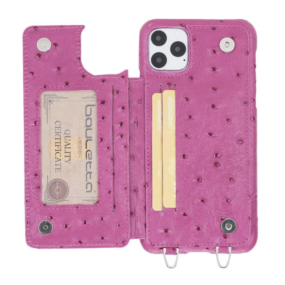 Bouletta Saff iPhone 11 Leather Case with Crossbody Strap - Bouletta