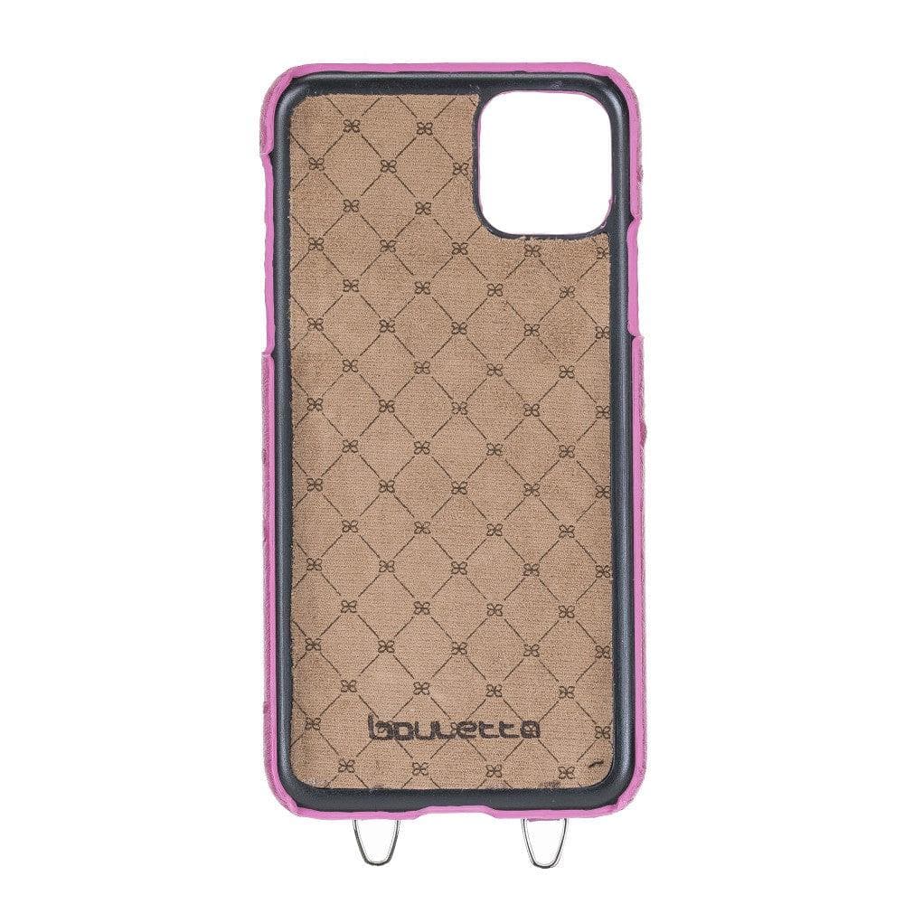 Bouletta Saff iPhone 11 Leather Case with Crossbody Strap - Bouletta