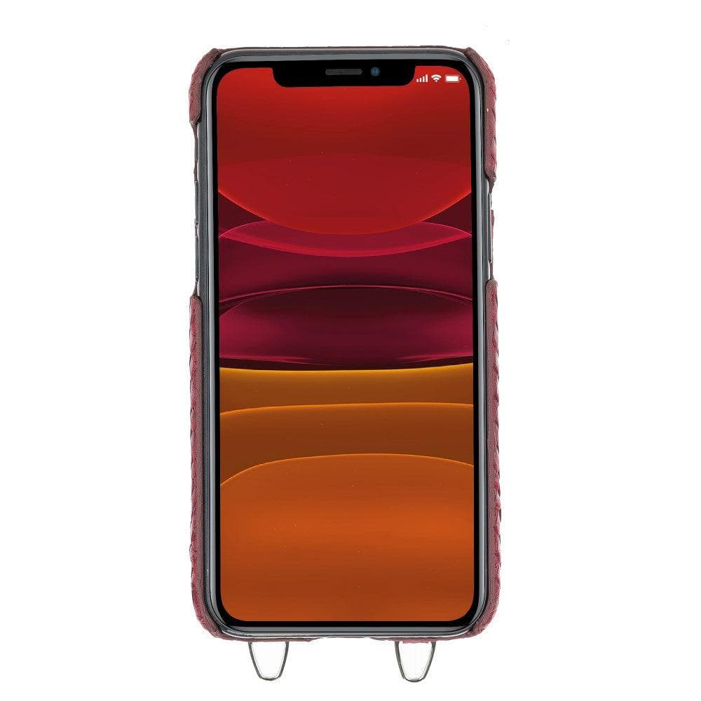 Bouletta Saff iPhone 11 Leather Case with Crossbody Strap - Bouletta