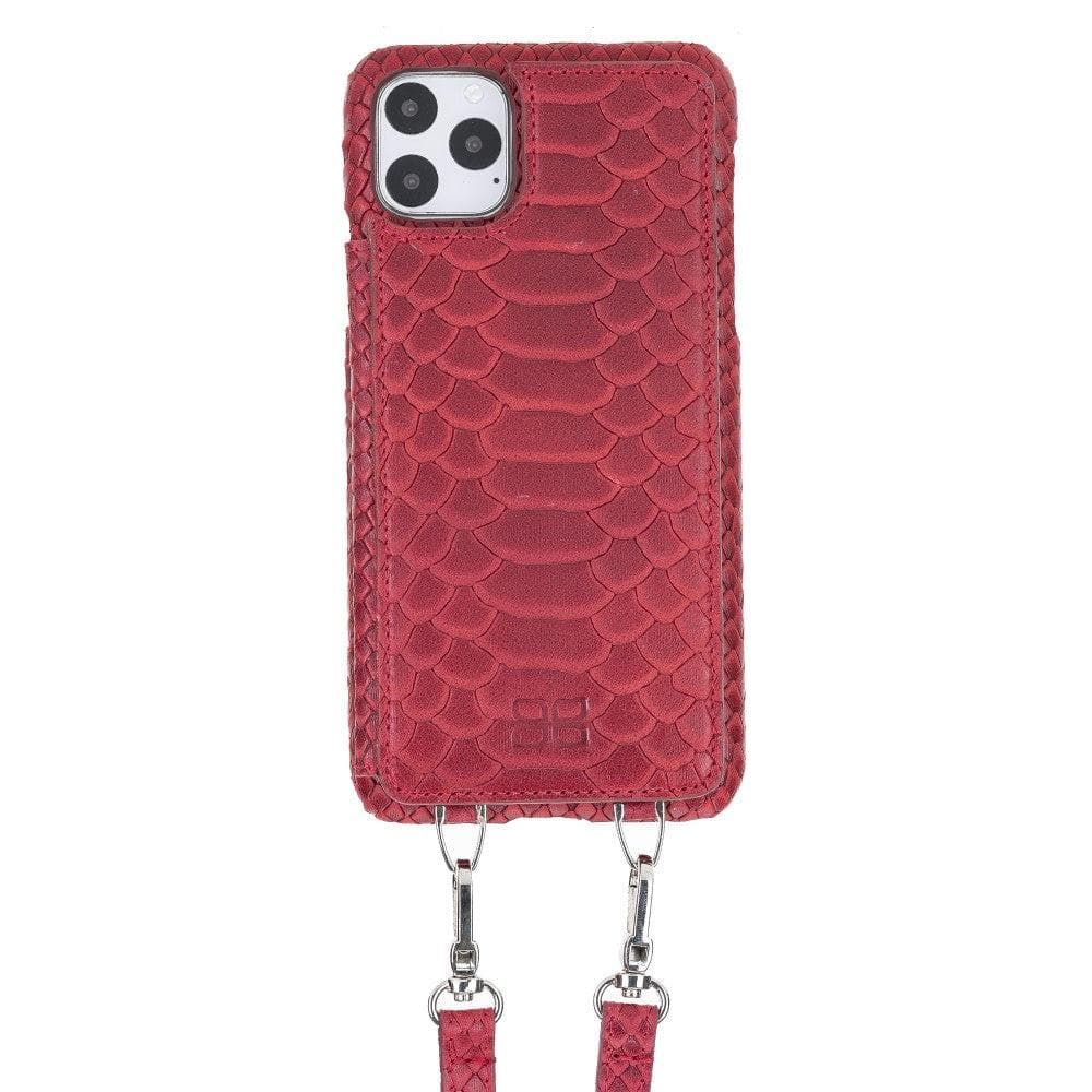 Bouletta Saff iPhone 11 Leather Case with Crossbody Strap - Bouletta