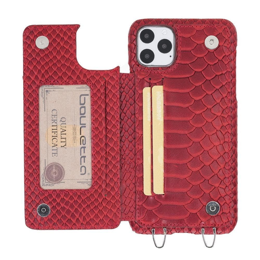 Bouletta Saff iPhone 11 Leather Case with Crossbody Strap - Bouletta