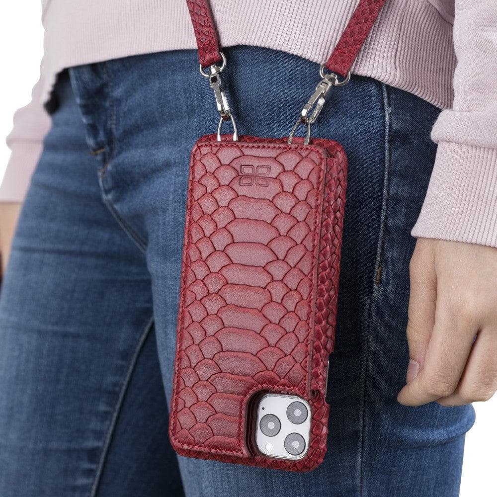 Bouletta Saff iPhone 11 Leather Case with Crossbody Strap - Bouletta
