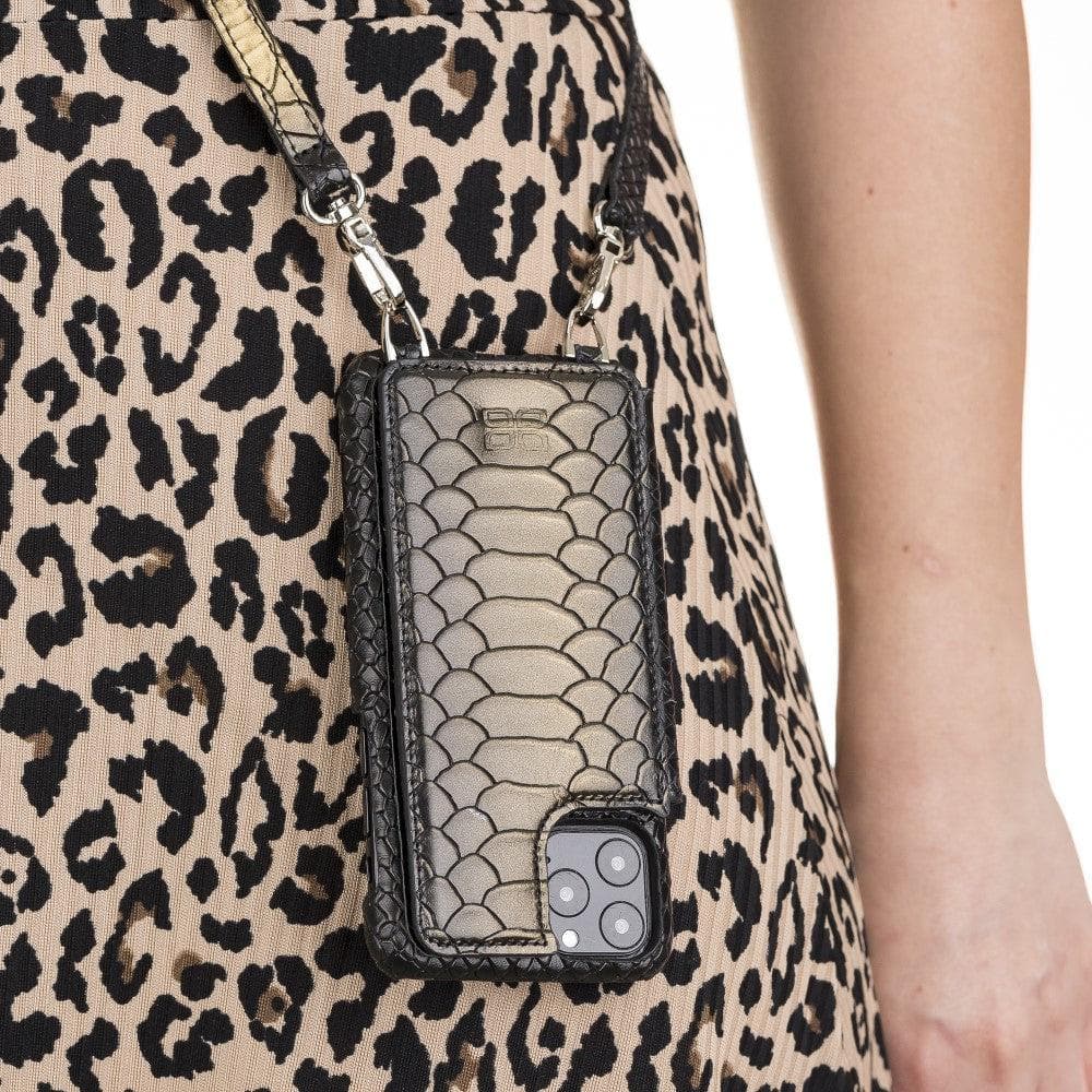 Bouletta Saff iPhone 11 Leather Case with Crossbody Strap - Bouletta