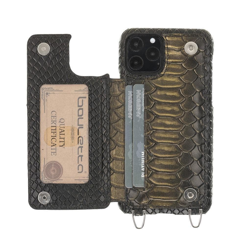Bouletta Saff iPhone 11 Leather Case with Crossbody Strap - Bouletta Exotic