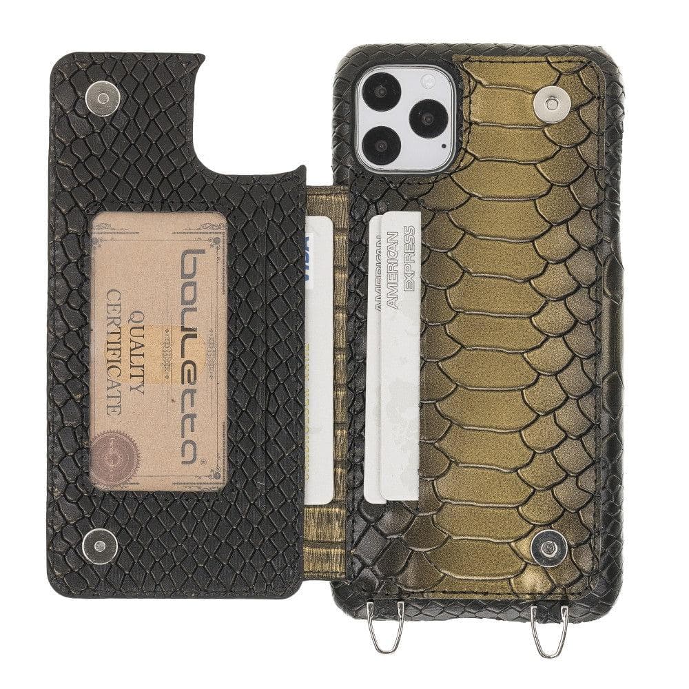 Bouletta Saff iPhone 11 Leather Case with Crossbody Strap - Bouletta