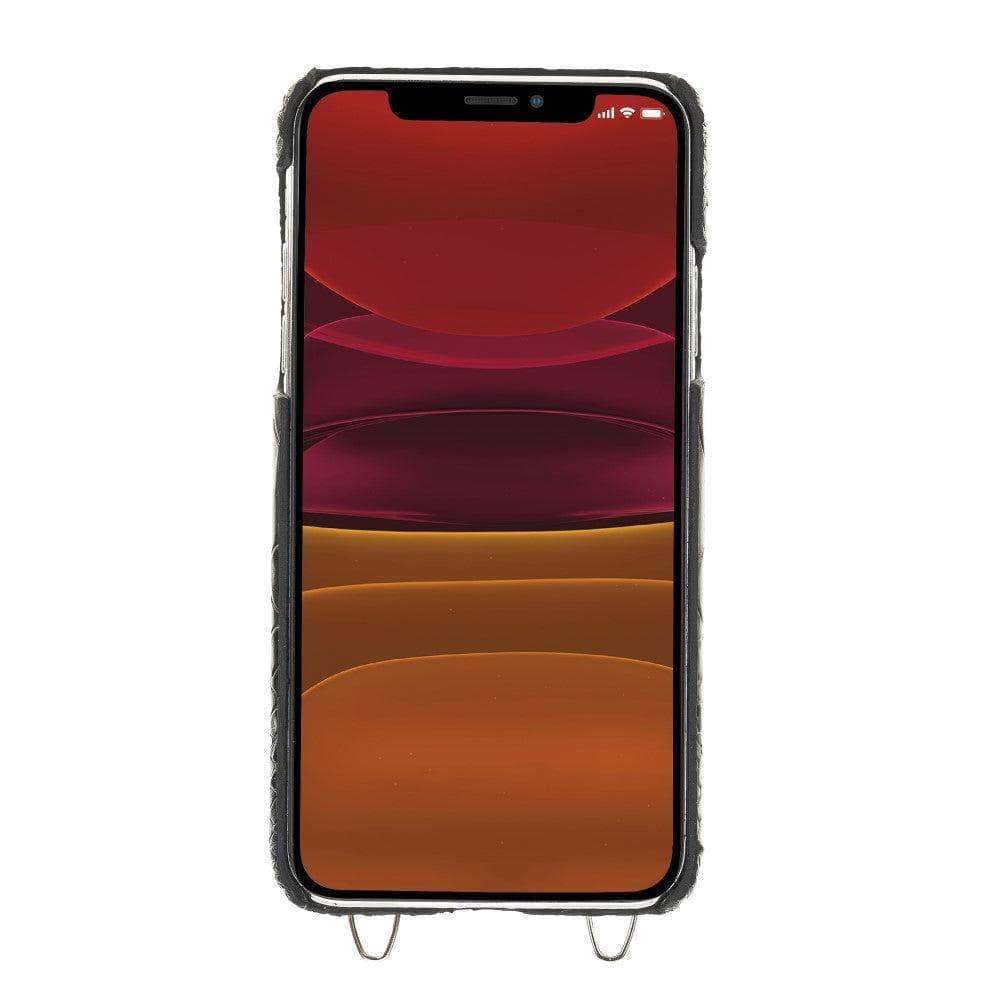 Bouletta Saff iPhone 11 Leather Case with Crossbody Strap - Bouletta