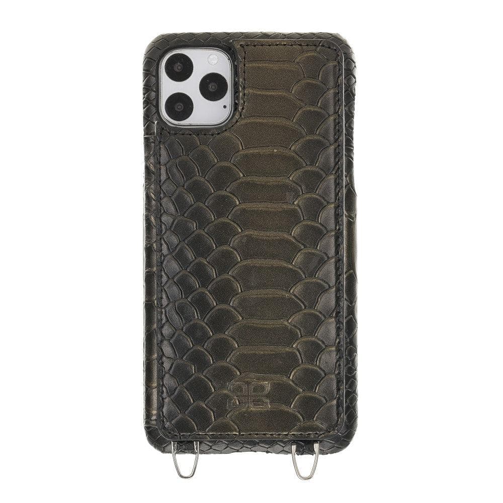 Bouletta Saff iPhone 11 Leather Case with Crossbody Strap - Bouletta