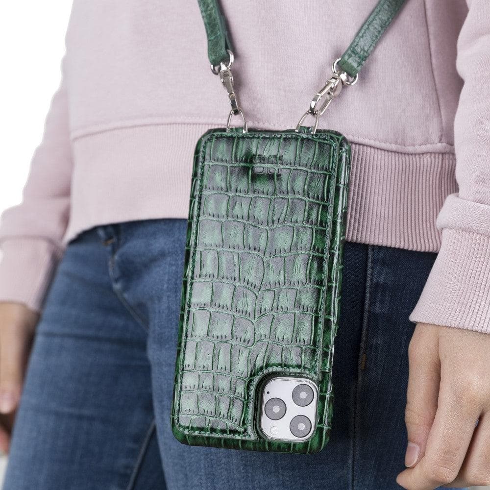 Bouletta Saff iPhone 11 Leather Case with Crossbody Strap - Bouletta