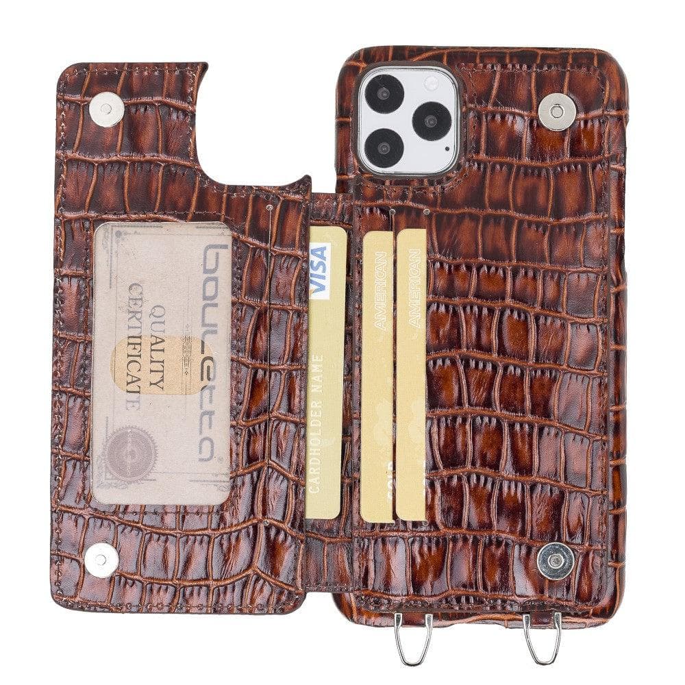 Bouletta Saff iPhone 11 Leather Case with Crossbody Strap - Bouletta
