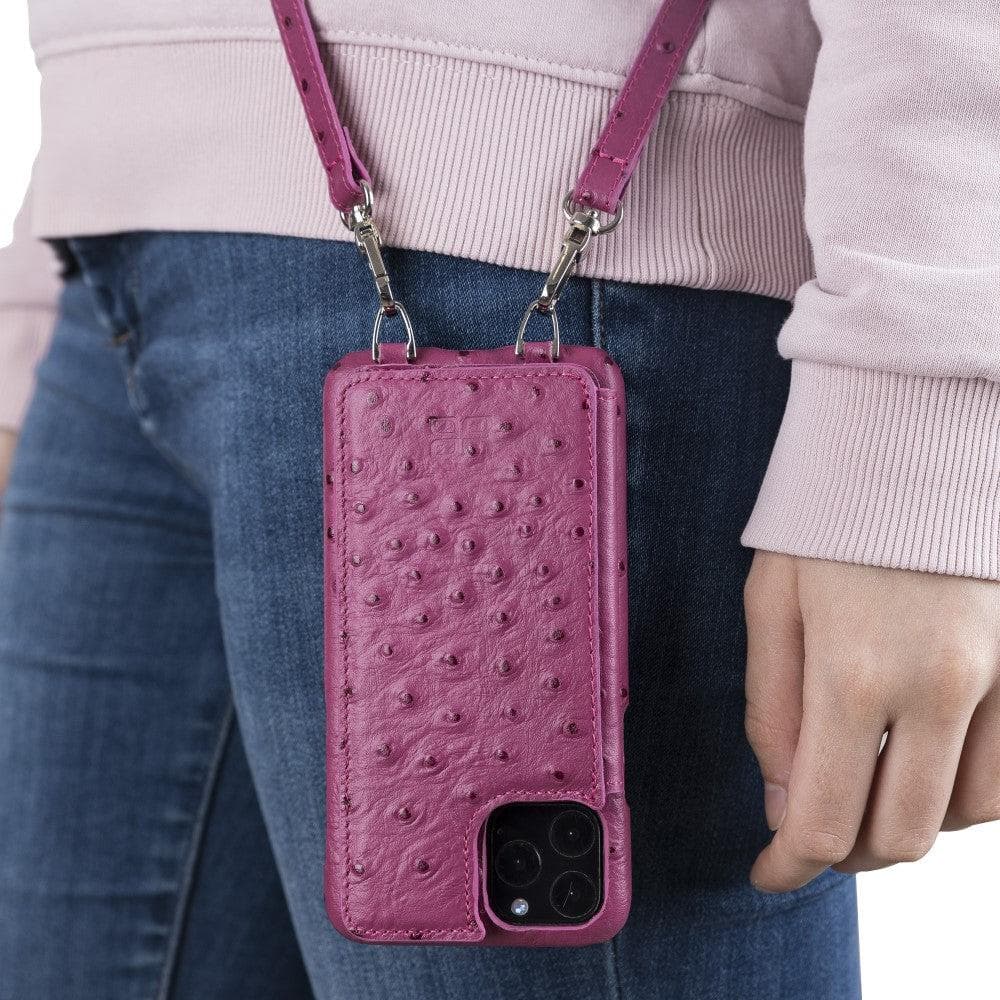 Bouletta Saff iPhone 11 Leather Case with Crossbody Strap - Bouletta