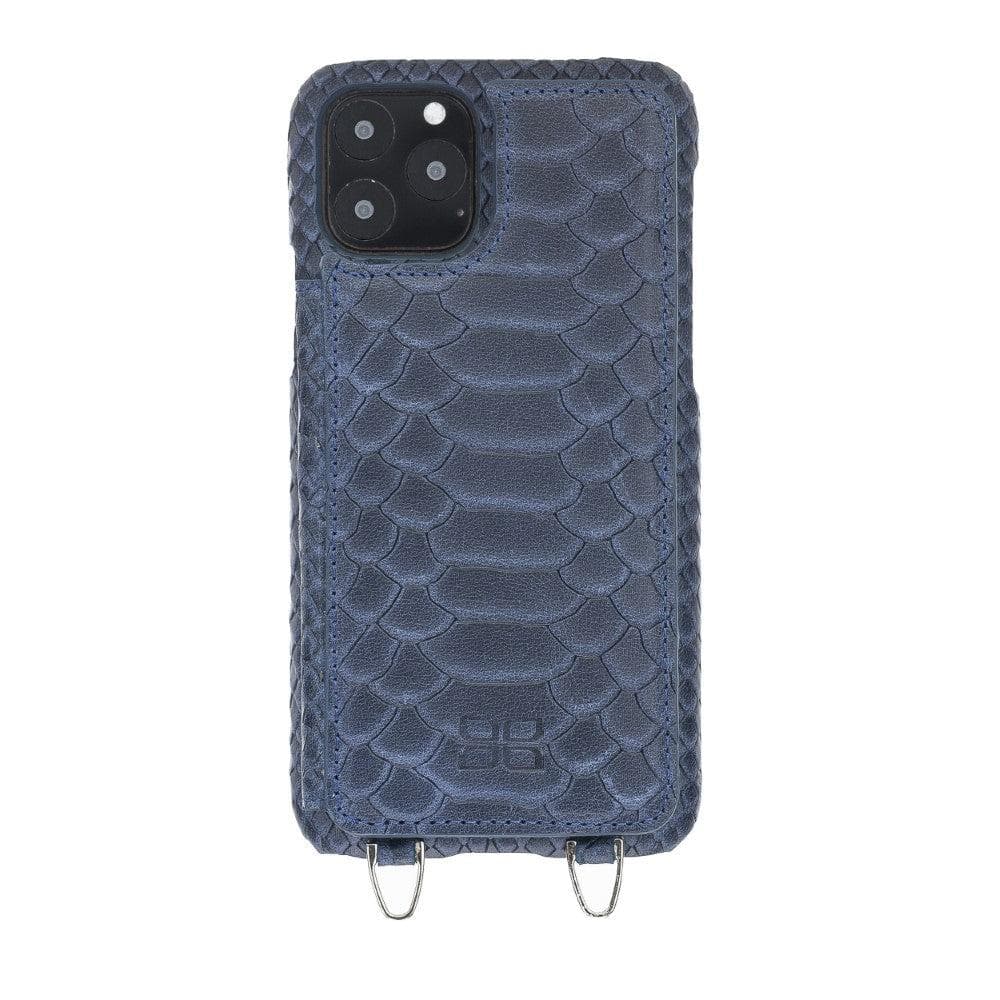 Bouletta Saff iPhone 11 Leather Case with Crossbody Strap - Bouletta I Phone 11 Pro Royal Blue
