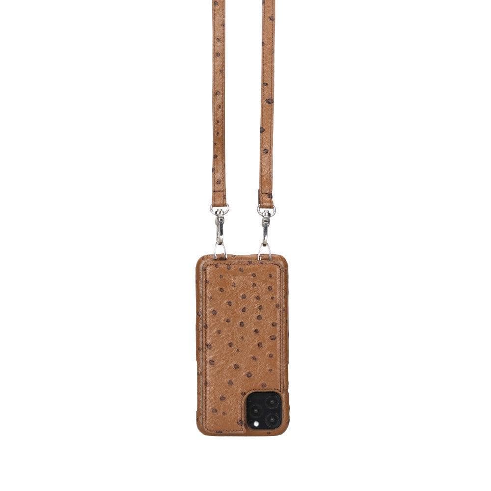Bouletta Saff iPhone 11 Leather Case with Crossbody Strap - Bouletta