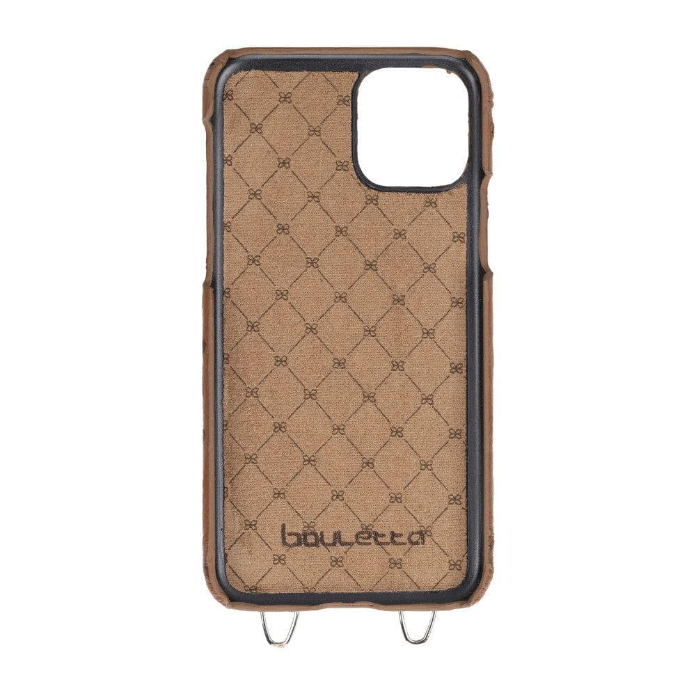 Bouletta Saff iPhone 11 Leather Case with Crossbody Strap - Bouletta