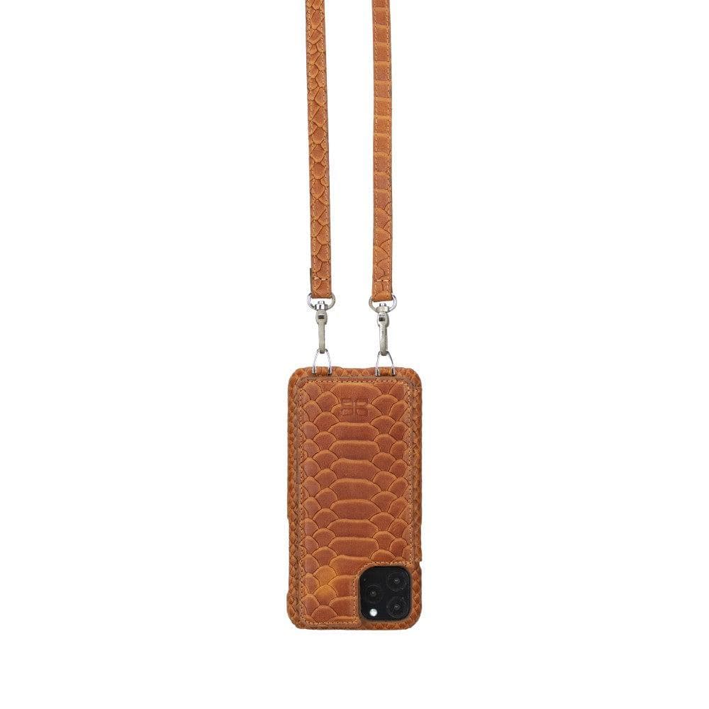 Bouletta Saff iPhone 11 Leather Case with Crossbody Strap - Bouletta