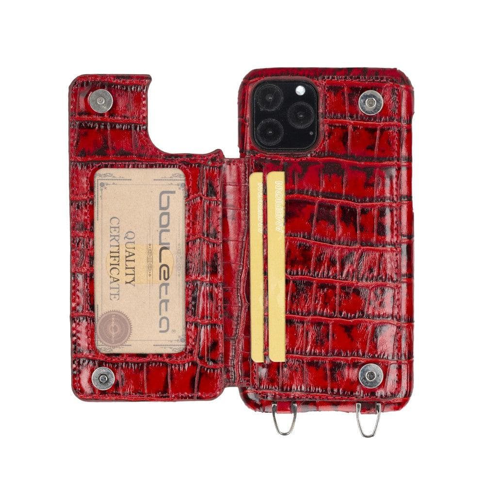 Bouletta Saff iPhone 11 Leather Case with Crossbody Strap - Bouletta
