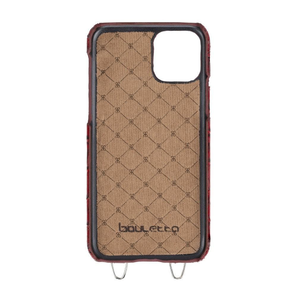 Bouletta Saff iPhone 11 Leather Case with Crossbody Strap - Bouletta