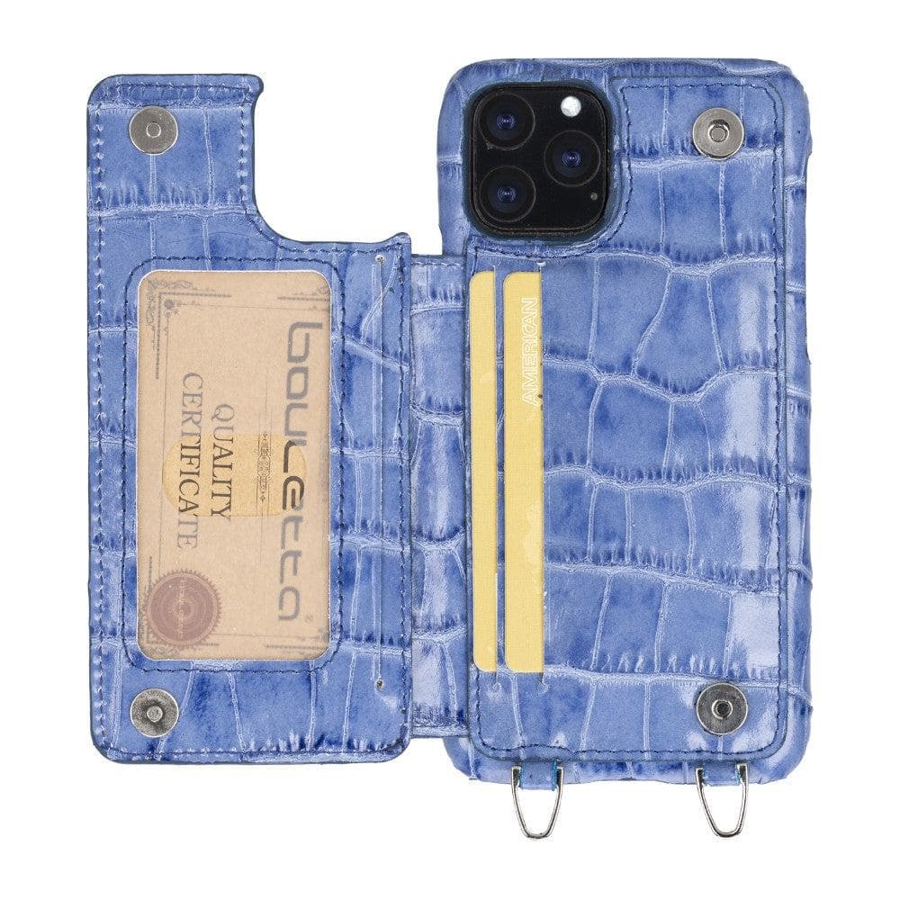 Bouletta Saff iPhone 11 Leather Case with Crossbody Strap - Bouletta