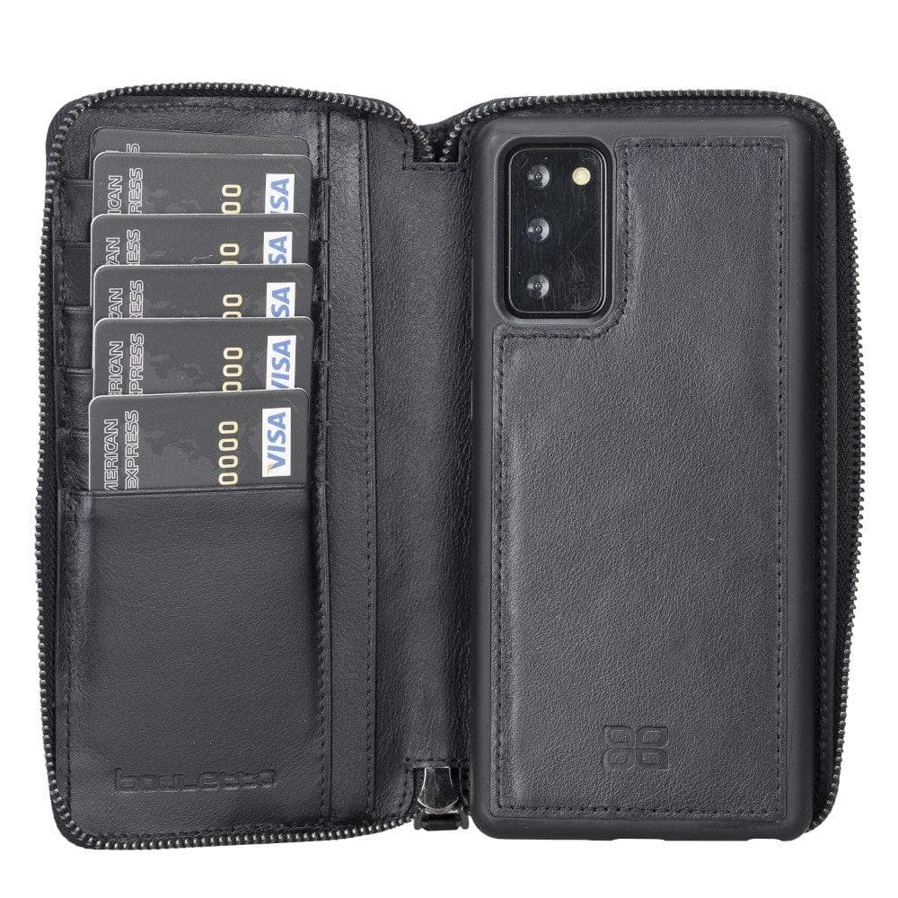 Bouletta Pouch Magic Samsung Galaxy Note 20 Ultra Detachable Leather Wallet Case Black