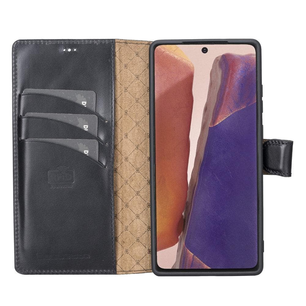 Bouletta Bouletta Non-Detachable Leather Wallet Case for Galaxy Note 20 Black