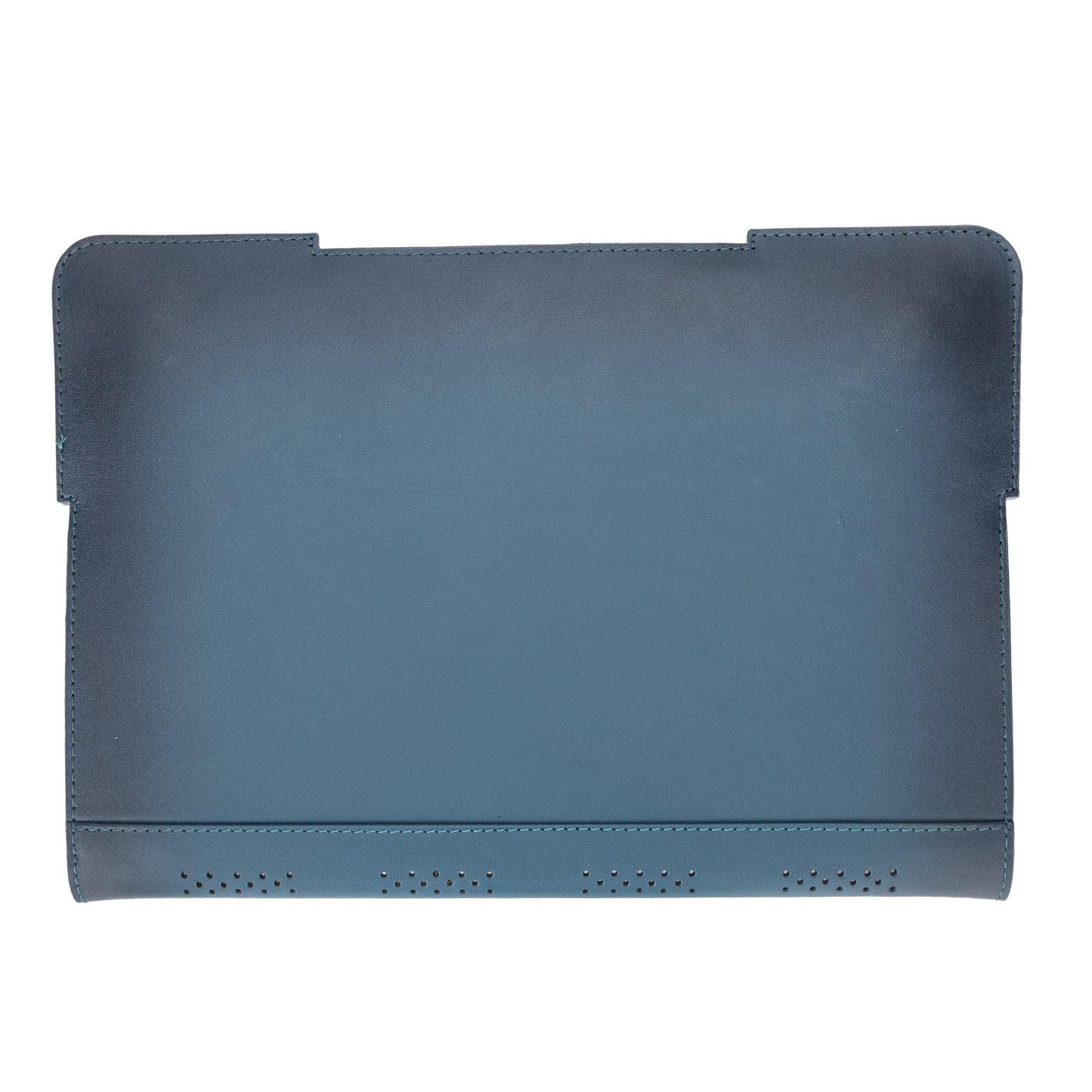 Bayelon Chester Genuine Leather MacBook Pro Sleeve (13"-16") Blue