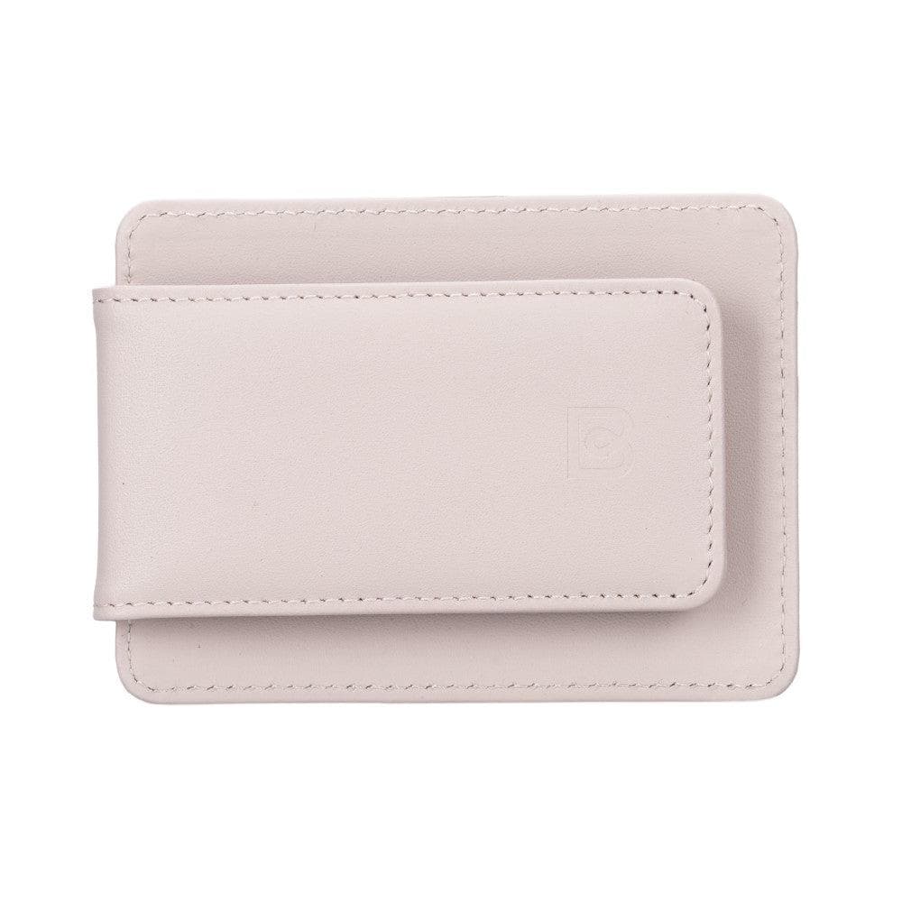 Bayelon Handcrafted Dangly Leather Card Holder Purple