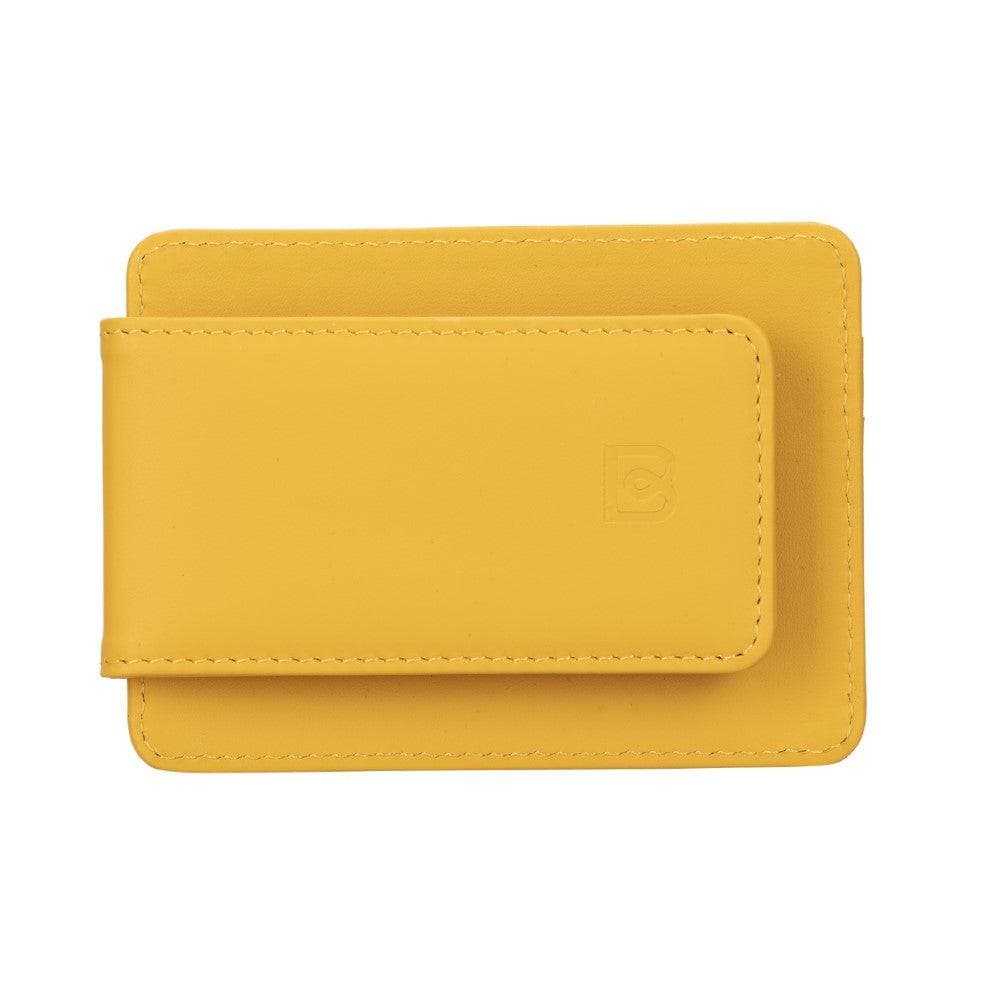 Bayelon Handcrafted Dangly Leather Card Holder Green