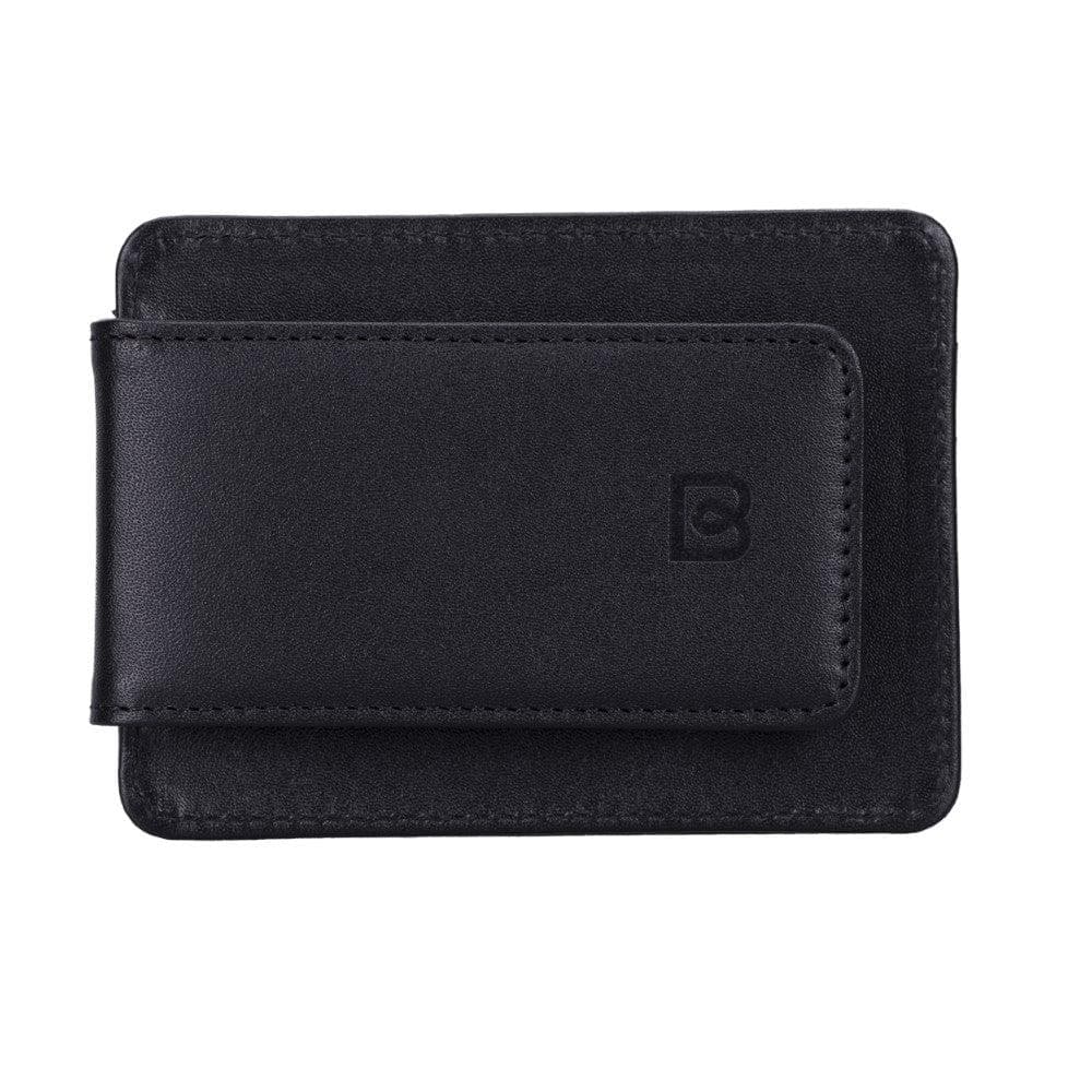 Bayelon Handcrafted Dangly Leather Card Holder Black