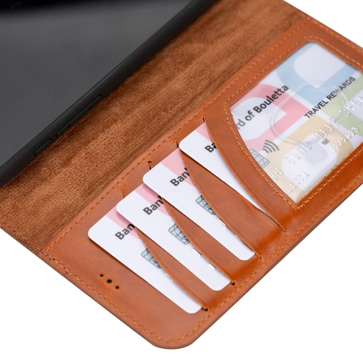 Bayelon Magic iPhone 15 Series Leather Wallet Case - MW