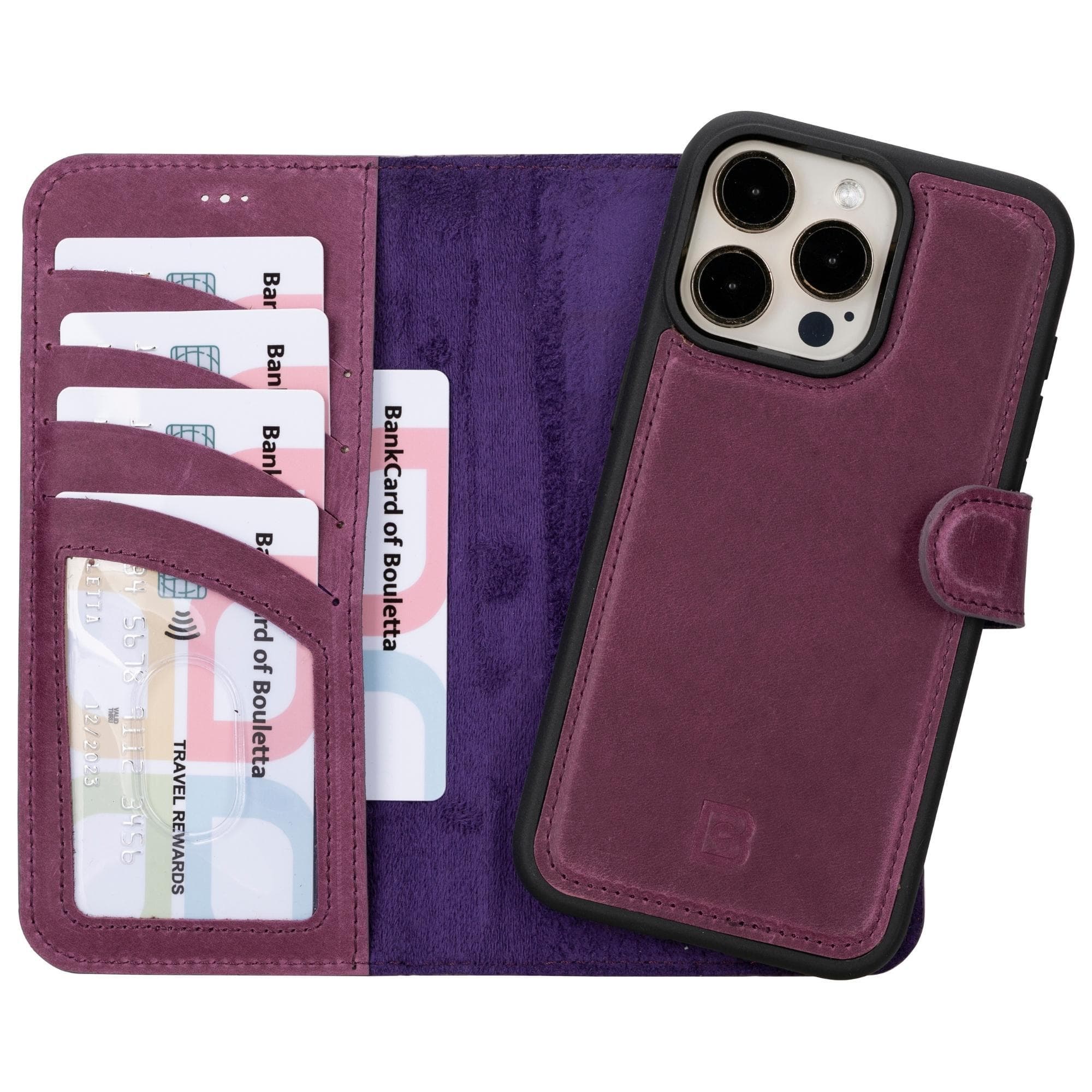 Bayelon Magic iPhone 15 Series Leather Wallet Case - MW