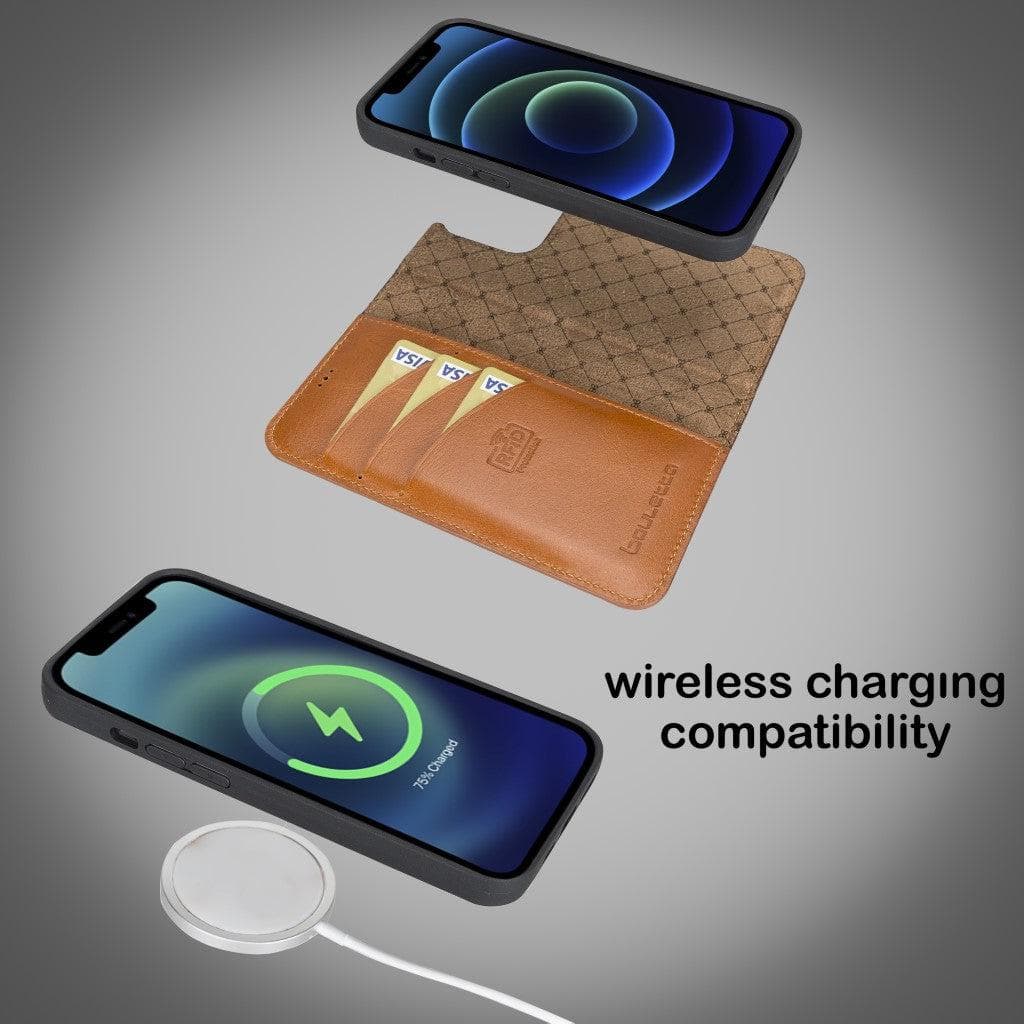 Bayelon Magic iPhone 13 Series Detachable Leather Wallet Case - MW