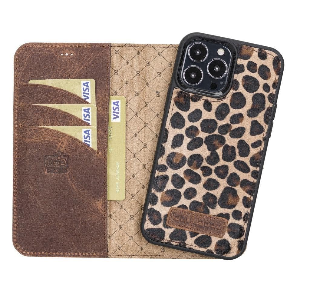 Bayelon Magic iPhone 13 Series Detachable Leather Wallet Case - MW