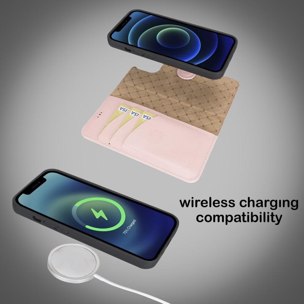 Bayelon Magic iPhone 13 Series Detachable Leather Wallet Case - MW