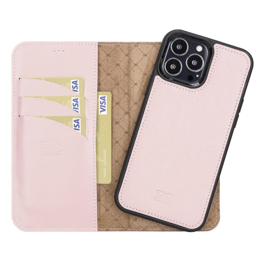 Bayelon Magic iPhone 13 Series Detachable Leather Wallet Case - MW