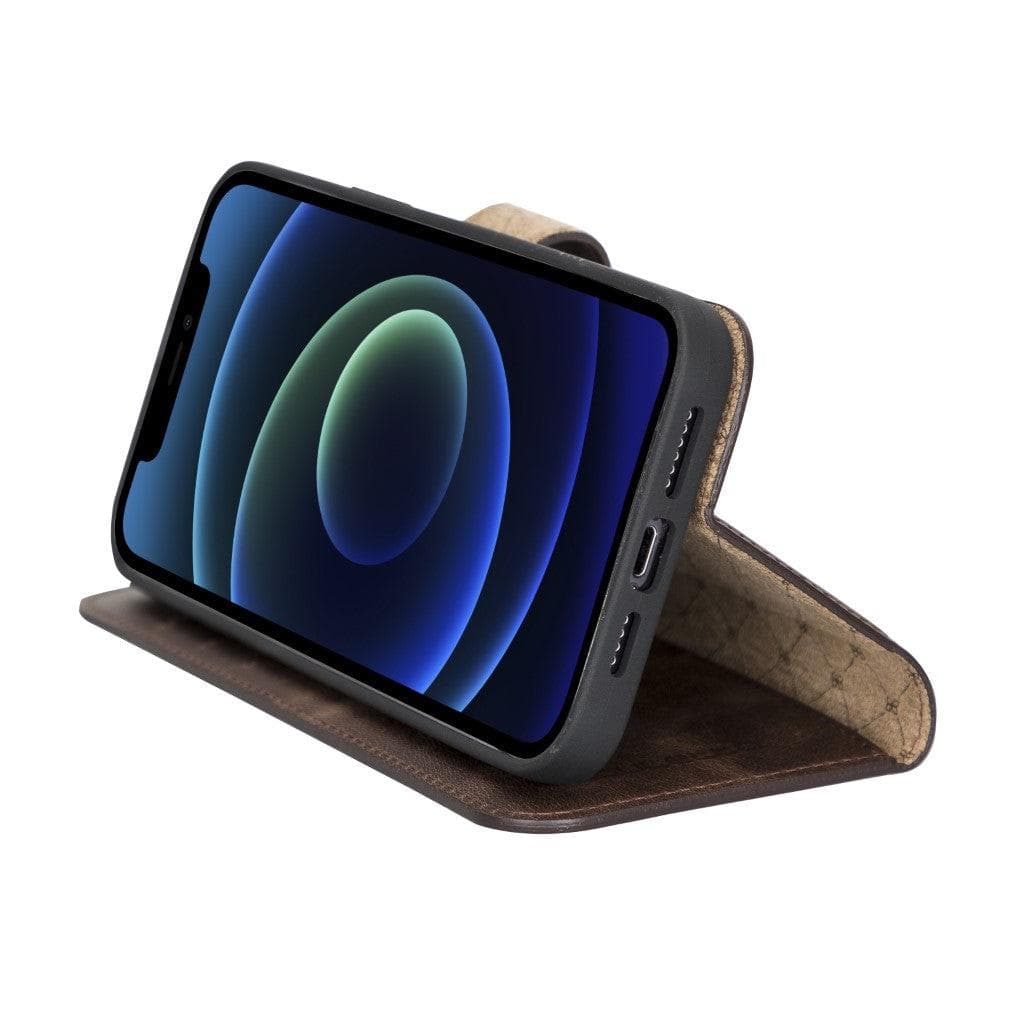 Bayelon Magic iPhone 13 Series Detachable Leather Wallet Case - MW