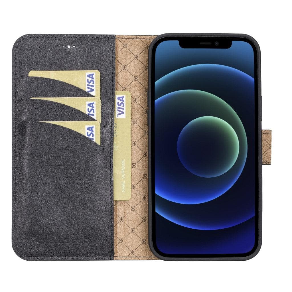 Bayelon Magic iPhone 13 Series Detachable Leather Wallet Case - MW