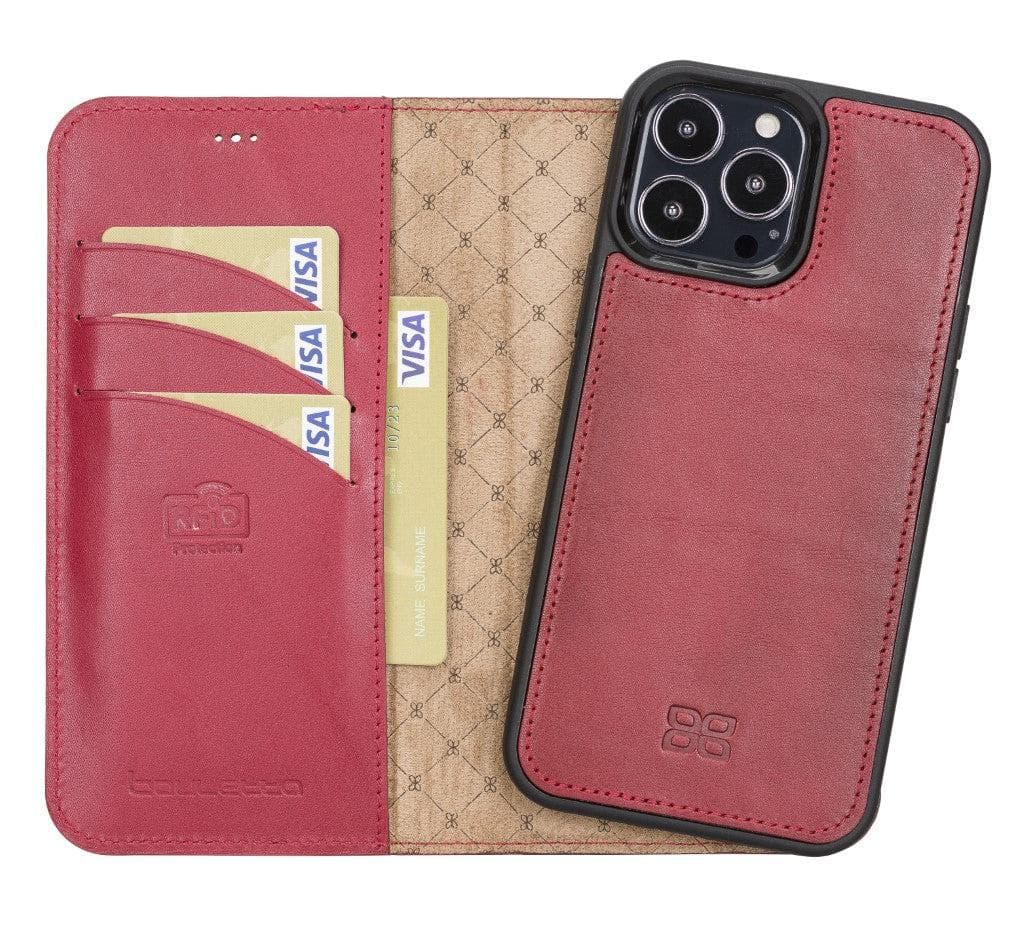 Bayelon Magic iPhone 13 Series Detachable Leather Wallet Case - MW