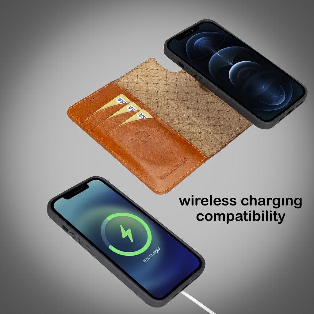 Bayelon Magic iPhone 13 Series Detachable Leather Wallet Case - MW