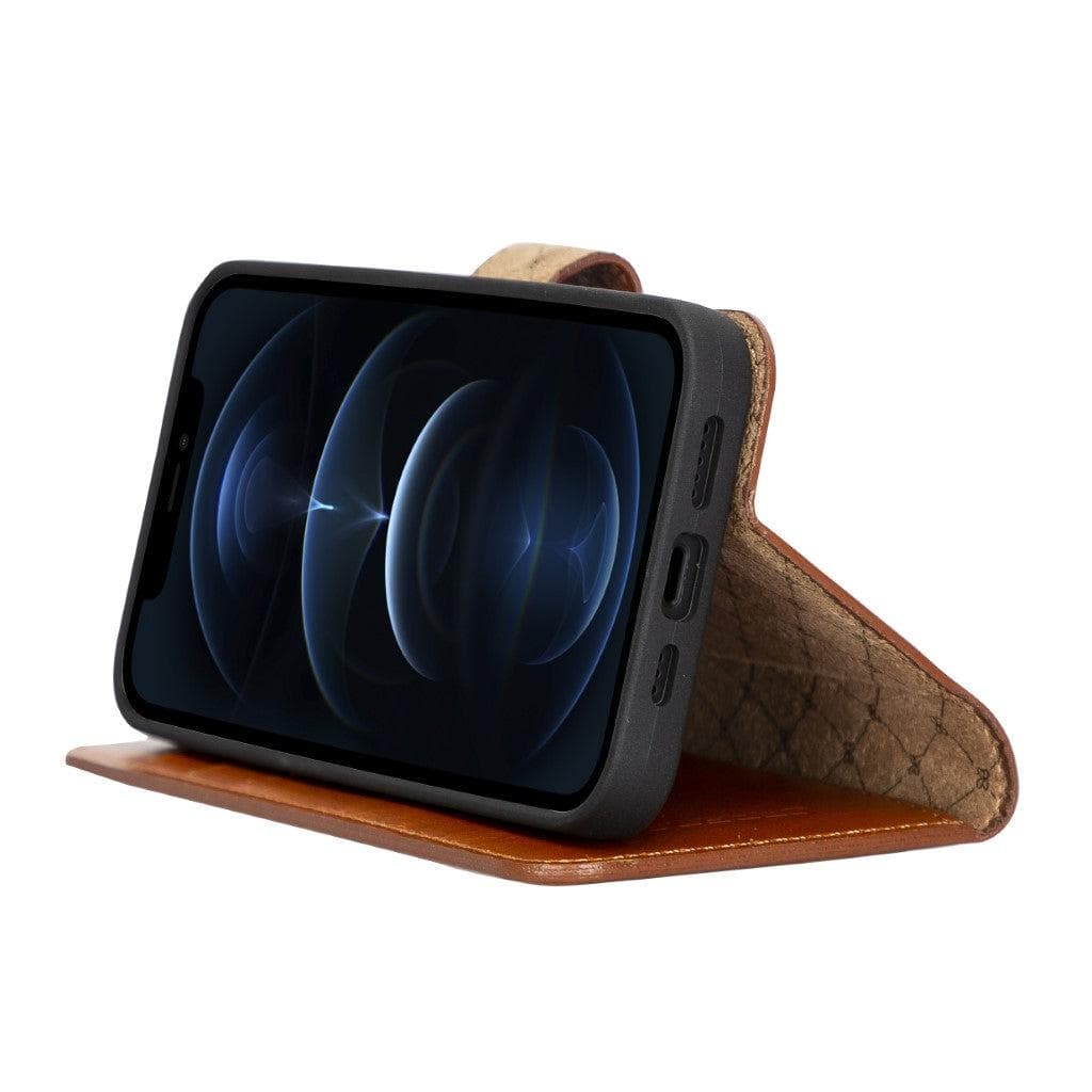 Bayelon Magic iPhone 13 Series Detachable Leather Wallet Case - MW